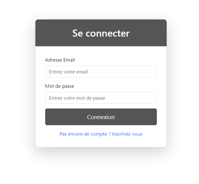 Création d'une app avec frontend vue